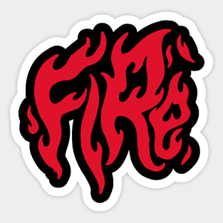 FIRE Sticker